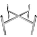 ClosatMeaster Firepit Stand, Stainless Steels Fire Pit Stand Compatible with Solo Stove Bonfire and Other 19.5 in Outside Firepit, Flipped Use Fire Pit Accessory, Camping Outdoor Fireplace Tools