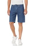 Wrangler Men's Authentics Classic Five Pocket Jean Short, Stonewash Dark, 34