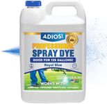 Adios! Professional Blue Spray Dye Marker, (1 Gallon), Makes 250 Gallons Indicator for Grass and Lawn Care, Safe for Mixing