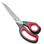 Dressmaking Scissors Heavy Duty Dressmaker Fabric Shears Tailor Scissors for Cutting Fabric, Leather, Raw Materials, Dressmakings, Altering, Sewing & Tailoring 9.5inch Long (red Black)