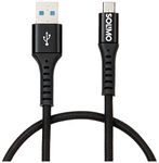 Amazon Brand - Solimo Fast Charging Braided Micro USB Data Cable, Suitable For All Supported Mobile Phones (1.5 Meter, Black)