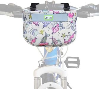 RAYMACE Kids Bike Basket,Children's Bike Basket Front,Waterproof Bicycle Basket Handlebar Bag for Girls,Boys Toddlers Bike or Scooter Accessories