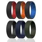 ROQ Silicone Rubber Wedding Ring fo