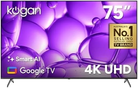 Kogan 75" LED 4K Smart AI Google TV - U95T - KALED75U95TB - 75 Inch