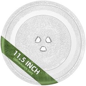 Gemroom 11.5" Microwave Glass Plate for Magic Chef 3517203510 11 1/2 inch Replacement Microwave Glass Plate, Microwave Glass Turntable