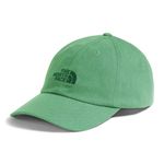 The North Face Norm Baseball Hat | Shallow Fit Ball Cap with Embroidered Logo, Adjustable Strap Closure & Silver Buckle, Dimmed Algae, One Size