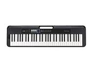 Casio CT-S300AD 61 Touch-Sensitive Keys, Pitch-Bend Wheel Portable Electronic Keyboard in Black with AC Adapter Included