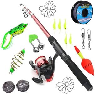 Fishing Rod with Reel Complete Set Fish Stick