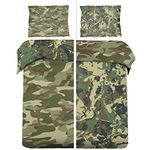 WQIZXCW Camouflage Duvet Cover King Size Bedding Sets 3Pcs, Army Military Style - Brushed Microfibre Patterned Quilt Cover with Zip and 2 Pillowcases, Ultra Soft & Hypoallergenic