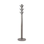 Umbra Flapper Coat Rack, Clothing Hanger, Umbrella Holder, and Hat Organizer, for Entryway, Grey 22.5 (diameter) x 65 inches