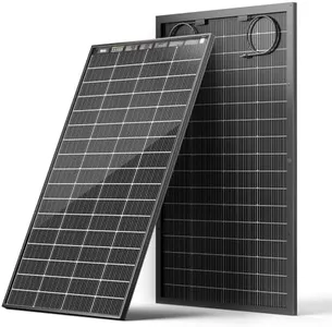HQST N-Type 16BB 200W Bifacial Solar Panel, with 25% Efficiency, Grade A+ Cells, IP65 Rating for RV, Trailer, Marine, Home Rooftop, Farm, Off Grid