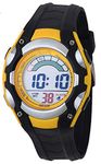 Time Up Digital LCD Display Grey Dial Multi-Function Watch for Kids-MR-8528019-YELLOW