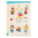 Hallmark Signature Peanuts Birthday Card (Charlie Brown and Friends)