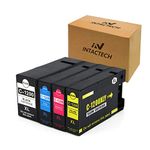 Replacement for Canon MB2320 MB2720 PGI-1200XL PGI-1200 XL Ink Cartridges Pigment for Canon Maxify MB2720 MB2320 MB2020 MB2120 Printer Cannon Printer 1200 ink (1 Black,1 Cyan,1 Magenta,1Yellow -1 set)