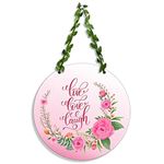 Sehaz Artworks Live Laugh Love Wall Decor Wall Hangings | Home Decor Items | Door Hanging | Home Decoration Items for Office | Living Room | Decorative Items for Home -1-0024