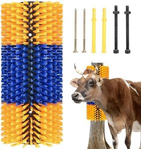 Livestock Scratch Brushes, Cow Brush, Cow Scratcher Full Massage Brush Kit, Horse Brush for Grooming, Goat Brush Relieve Itching on the Back of Livestock for Horse Cow Goat Cattle Pig Sheep