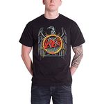 AWDIP Men's Slayer Silver Eagle T Shirt, Black, XXL UK