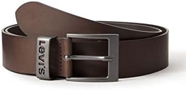 Levi's Ashland Metal, Cinturón Unisex adulto, Marrón (Brown), 95