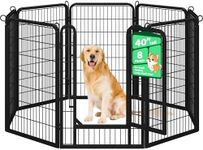 Yaheetech Dog Playpen Outdoor, Indoor Pen for Large/Medium/Small Dogs Animals Portable Playpen for RV Camping Garden Yard 8 Panels 40" Height