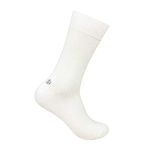 Bonjour Men's Full Length Formal Socks - Cream, Free Size