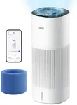 DREO Smart Evaporative Humidifier Large Room up to 1000ft², 800ml/h High Output Air Humidifiers for Bedroom, 10L, 50H Long Runtime with Precise Humidification for Plants, Home, Office, White, HHM774S