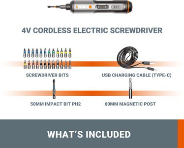 WORX Mini Electric Screwdriver – Compact Cordless Power Tool