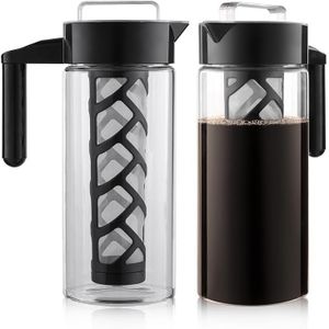 CALFHEAD Cold Brew and Iced Coffee Maker with Funnel Tea Brewer Mesh Filter Iced Coffee Maker 1300 ml