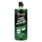 Wavex Foam Wash Car Shampoo Concentrate (1L) pH Neutral, Extreme Suds Snow White Foam, Highly Effective on Dust and Grime