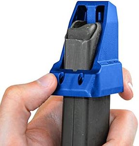 RAEIND Universal Magazine Speedloaders for Double Stack Magazines with Different Calibers Including 32 auto, 9mm, 22TCM.357 SIG.380 ACP, .40 S&W. speedloader, USA Made (Blue)
