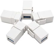 Cable Matters (5-Pack) USB 3.0 Keystone Jack Inserts in White