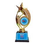 Family Shoping Alloy Best Dad Ever Trophy Award, Blue