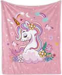 TUTUXMA Unicorn Throw Blanket for G