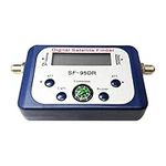 SF-95DR Digital Satellite Finder,Sat Decoder Meter DirecTV /0-99 LCD Graphic Display Receive,Compass,Buzzer,Attenuation Function Highly Sensitive Conect LEN