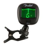 Fender FT-1 Pro Clip on Tuner for Acoustic Guitar, Electric Guitar, Bass, Mandolin, Violin, Ukulele, Viola, Cello, Mandola, and Banjo