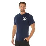 Rothco T-Shirt, EMT/Navy Blue, Small