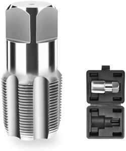 1-1/2 Carbon Steel NPT Tap, 1-1/2 NPT Pipe Tap for Accurate Threads, Assorted Plumbers Mechanics DIY Thread Cutting Tools