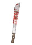 Struts Halloween Plastic Bloody Slasher Machete Fancy Dress Prop 51.5cm