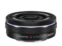 Olympus M.Zuiko Digital 14-42 mm F3.5-5.6 EZ Lens, Standard Zoom, Suitable for All MFT Cameras (Olympus OM-D & PEN Models, Panasonic G-Series), Black