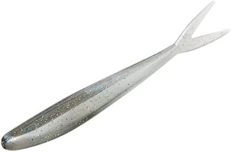 Zoom Bait Fluke Bait-Pack of 10 (Smokin Shad, 4-Inch)