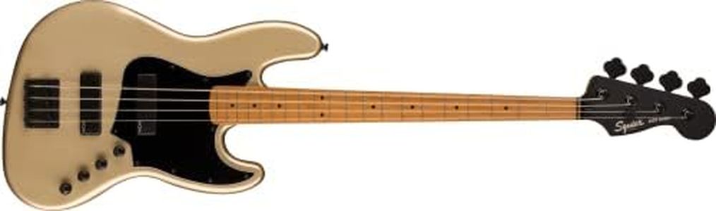 Squier 4 String Bass Guitar, Right, Shoreline Gold (370451544)