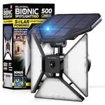 Bell+Howell Bionic Spotlight Trio Solar Motion Sensor Light Outdoor, LED Solar Lights Outdoor Solar Powered Outdoor Lights Solar Flood Lights Outdoor Waterproof Lumiere Solaire Exterieur AS SEEN ON TV