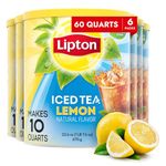 Lipton Iced Tea Mix Natural Lemon Flavor, 26.5 OZ (Pack of 6)