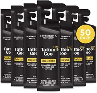 50 Pc Pillow Packs 4ml Tattoo Goo Lotion Aftercare Cosmetic Skincare Ointment Salve