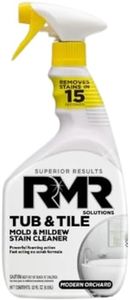 RMR - Tub and Tile Cleaner, Mold & Mildew Stain Remover, Industrial-Strength, No-Scrub Foam Cleaner, Modern Orchard Scent, 32 Fl Oz