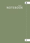 Alphabetical Notebook: A-Z Notebook A4 | Alphabet Notebook | Large A4 Ruled Journal Notebook With A To Z Tabs For Writing, 6 Pages Per Letter, 158 Pages | Office, School, Work, Home - Olive Green