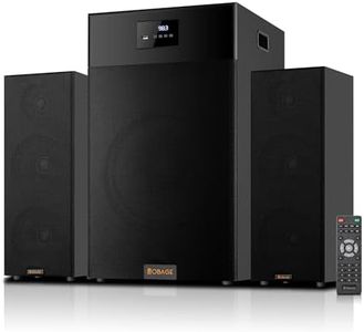 OBAGE Newly Launched Ultra-10 250W 2.1 Home Theatre System with 10" Woofer, HDMI ARC, Optical in, Bluetooth V5.3, USB