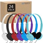 Geekria 24 Pack Wired Headphones fo