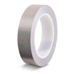 1inx65.6ft Faraday Cloth Conductive Adhesive Tape, Fabric Sticky Double Sided High-Shielding Tape for EMI Shielding Electrical Repair RFI Signal Blocking Interference Shield