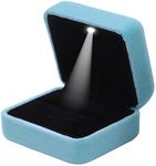GBYAN Velvet Ring Box with LED Ligh
