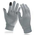 Unigear Lightweight Running Gloves, Touch Screen Anti-Slip Warm Gloves Liners for Cycling Biking Sporting Driving for Men Women